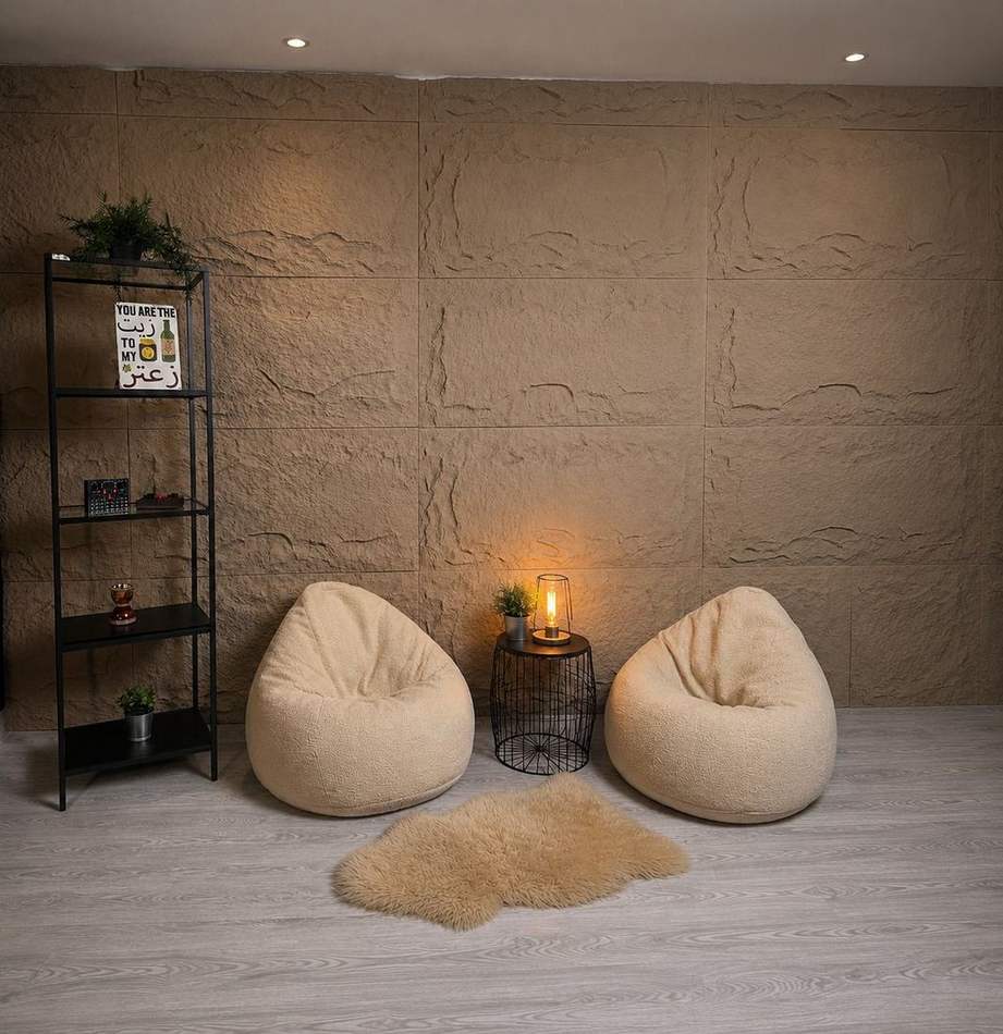 Comfortable lounge waiting corner in the studio